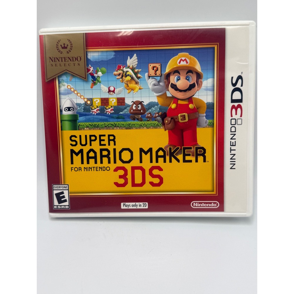 Super Mario Maker Nintendo 3DS Nintendo Selects Video Game CTR-AJHE-USA CIB